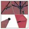 California Umbrella 9' Black Aluminum Market Patio Umbrella, Sunbrella Hot Pink 194061335383 - alternate 3